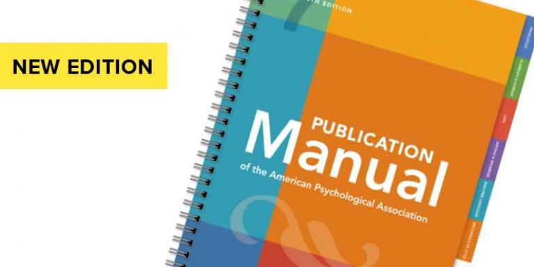 Mynd af sjöundu útgáfa APA handbókar